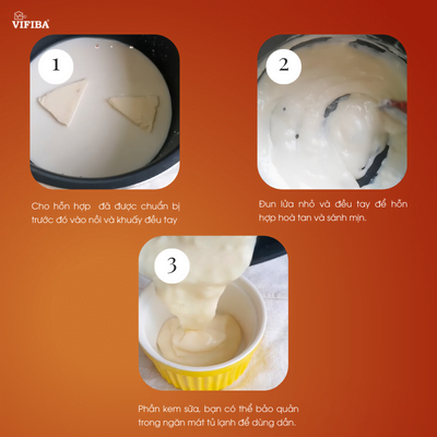 Cách làm phần kem sữa healthy