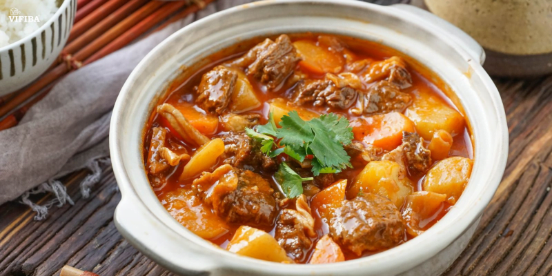 CÁCH NẤU BÒ SỐT VANG ĐƠN GIẢN KHÔNG CẦN RƯỢU VANG